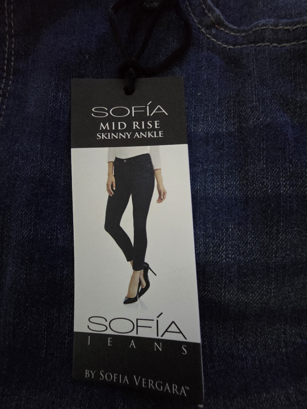 π£ Sophia Vergara π Mid-Rise Skinnny Ankle Womens Plus Jeans π Tags Size 20 π - Picture 6 of 6